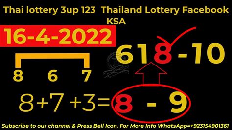 thai lottery facebook ksa group|Thai Lottery .